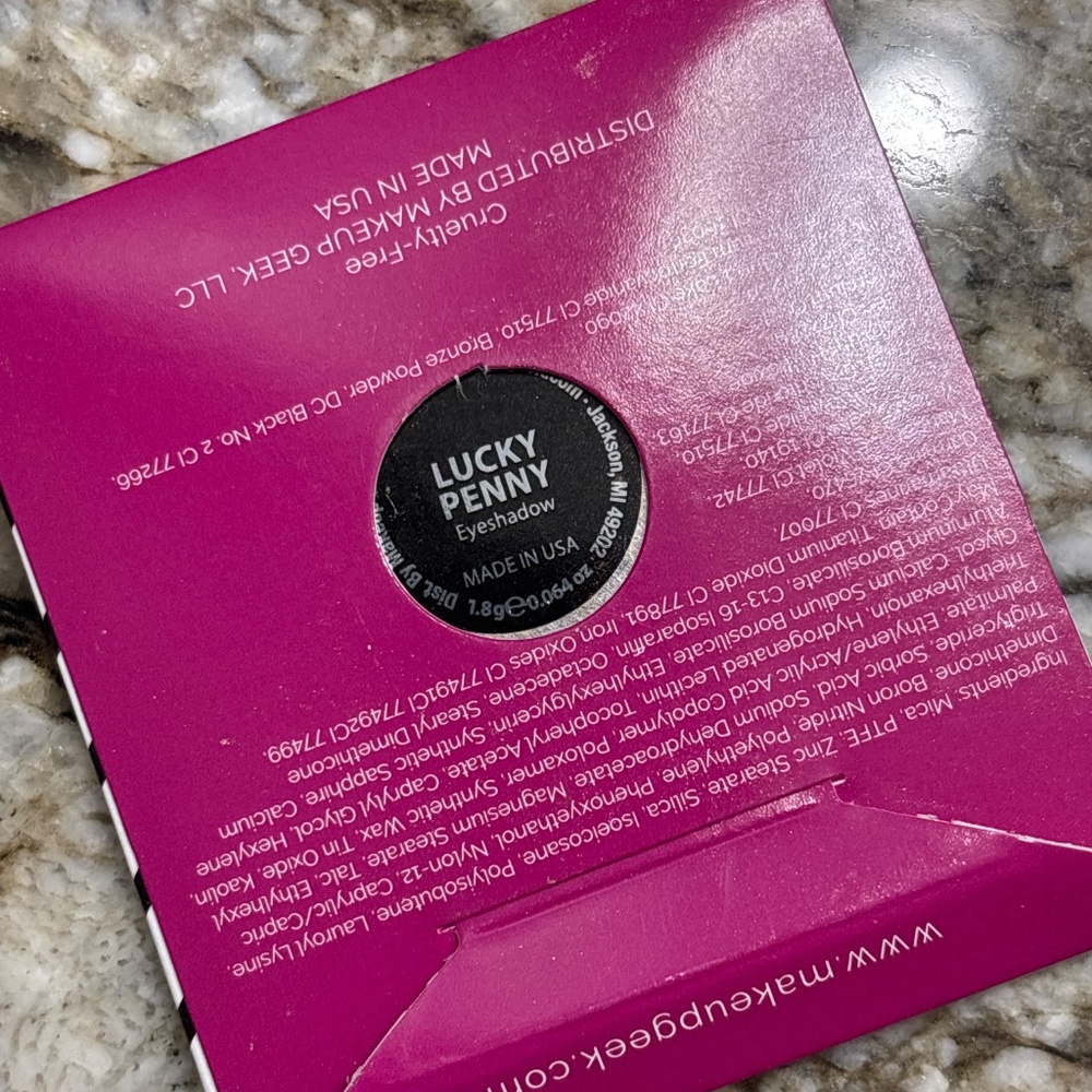Brand new makeup geek eyeshadow in lucky penny - Picture 2 of 2